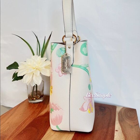 Coach Town Bucket Bag With Dreamy Land Floral Print - Picture 3 of 9